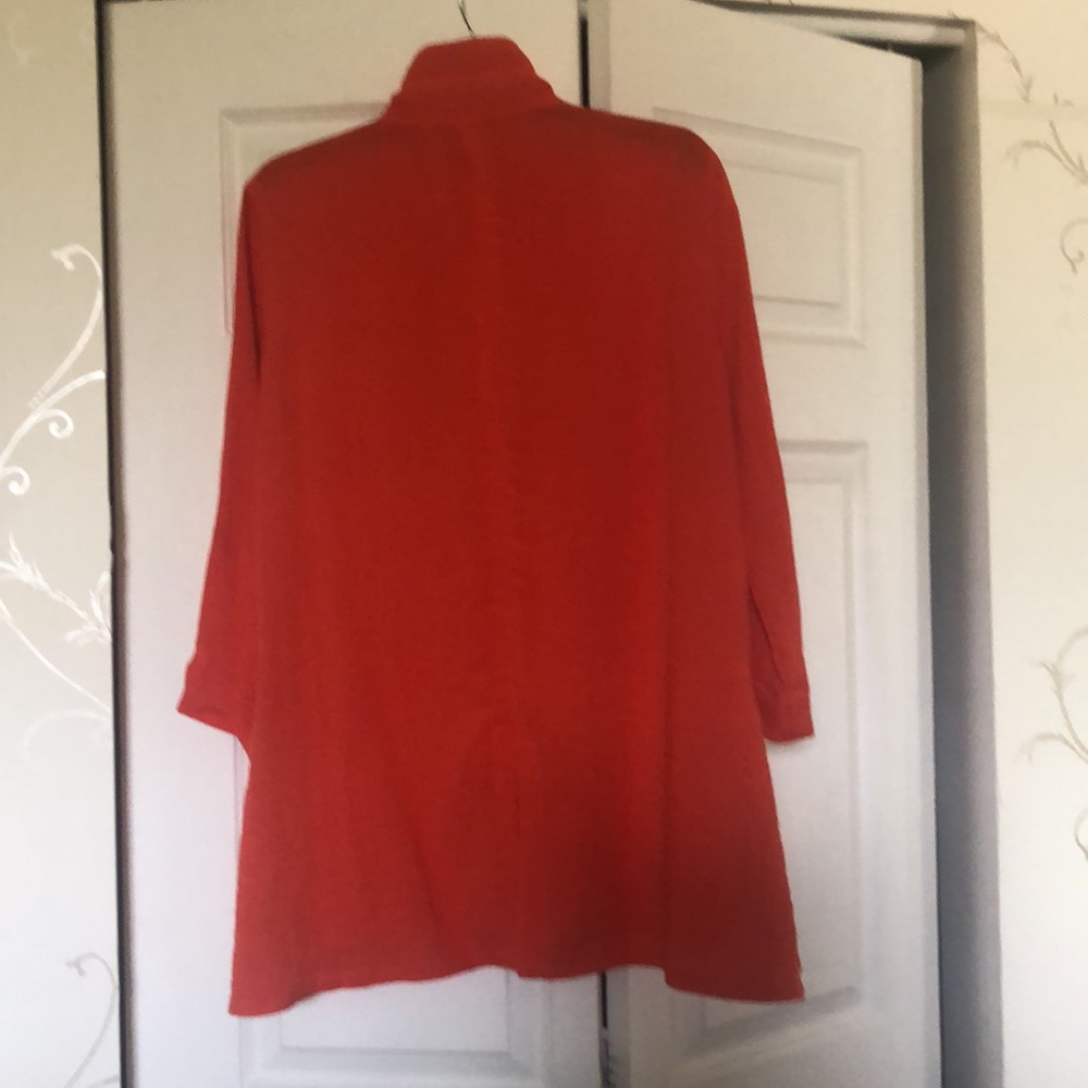 John Mark Orange Tunic Size M - Picture 3 of 4